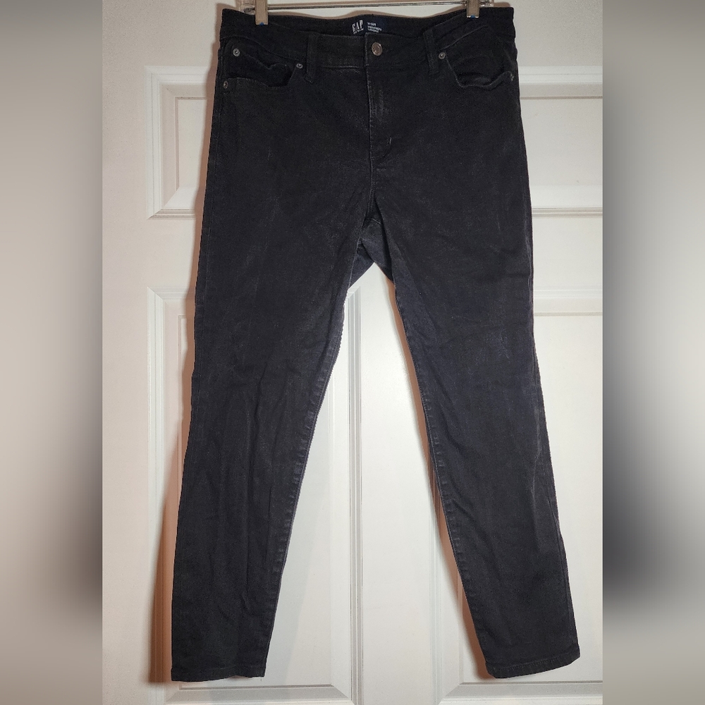 Gap Universal Leggings Black Stretch Skinny Jeans Size 14/ 32R